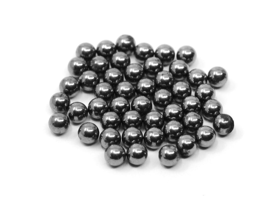 50PK Ball Bearings, 3mm Each - Steel - Great For Physics & Mechanics Experiments - Eisco Labs
