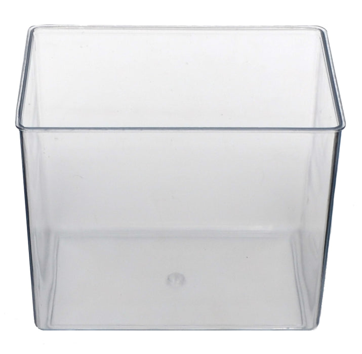 Aquarium Tank, Small - Molded Plastic - 0.75 Gallon Capacity - 7" x 6" x 4.25" - Eisco Labs