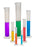 7pc Measuring Cylinder Set - 10ml, 25ml, 50ml, 100ml, 250ml, 500ml & 1000ml - Class B - US Sourced Polypropylene