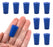Neoprene Stoppers, 1 Hole - Blue - Size: 11mm Bottom, 14mm Top, 24mm Length - Pack of 10
