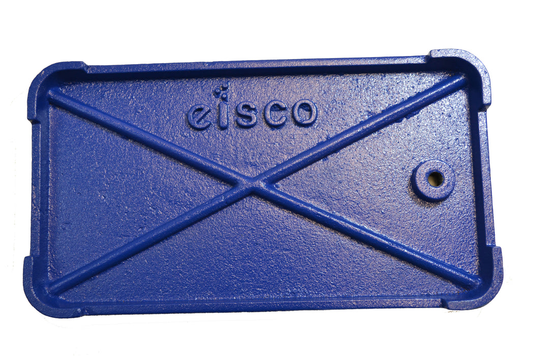 Rectangular Retort Base & Rod Set - 11"x6" Base, 35.5" Rod - Heavy Duty Cast Iron - 12mm Diameter Rod - Eisco Labs