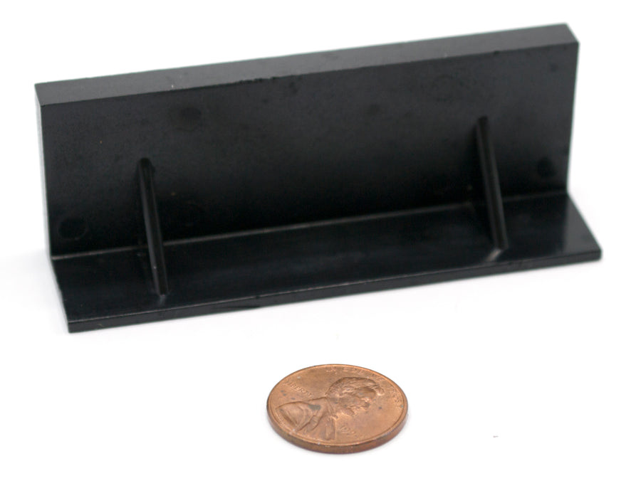 Glass Rectangular Mirror (2.8" x .93") on Plastic Stand - Perfect for Laser and Ray Experiments