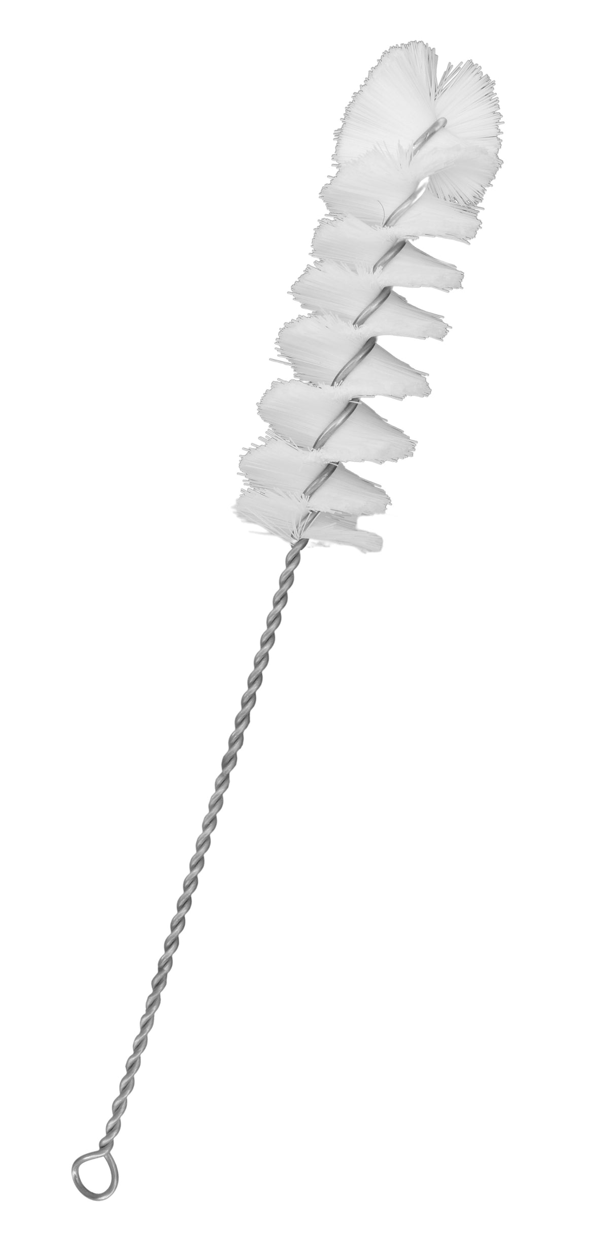 Nylon Cleaning Brush with Fan-Shaped End, 17, Twisted SS Wire
