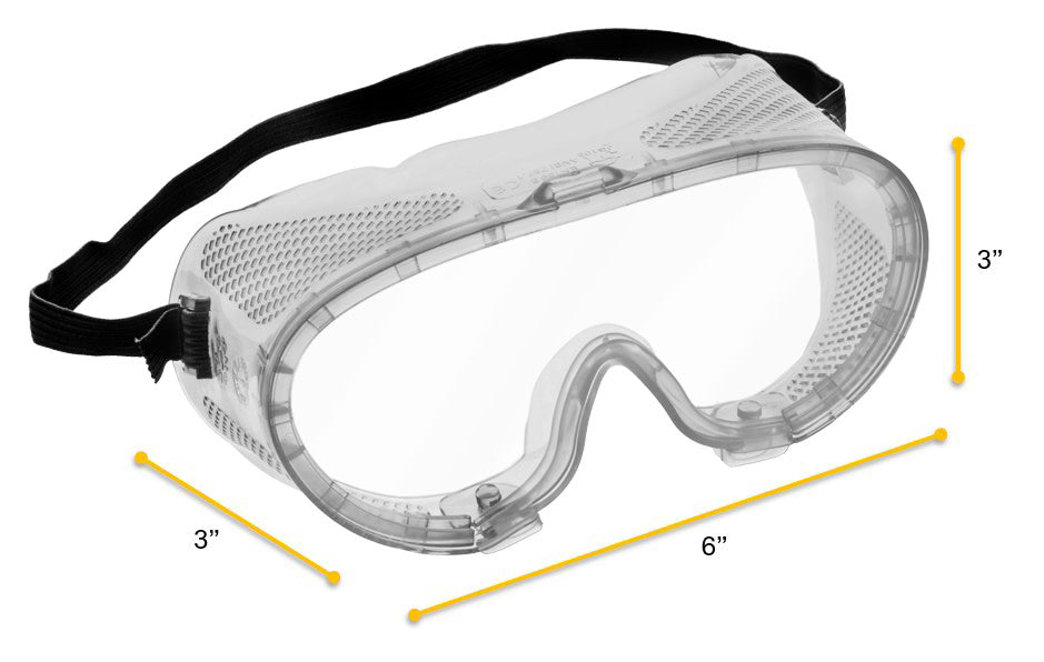 Safety Goggles - Direct Vent, Anti-Fog