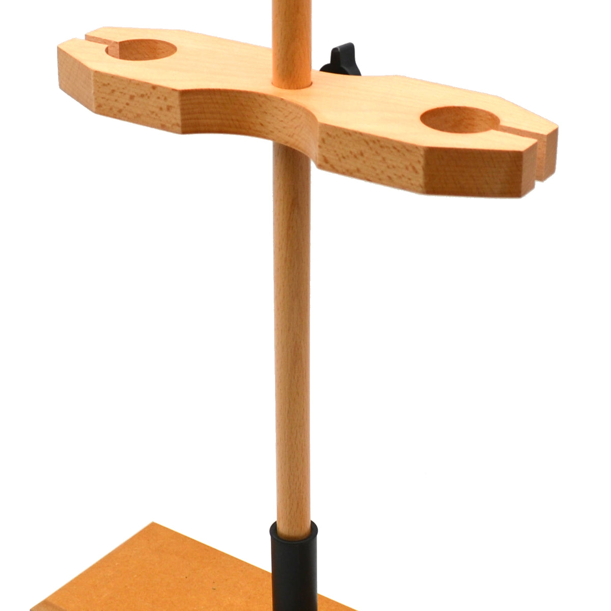 Adjustable Funnel Stand for 2 Funnels, Polished Wood, 1.5