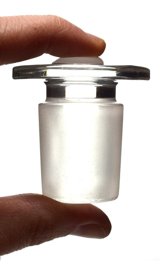 Stopper, 29/32 - Flat Head, Solid Cone - Borosilicate Glass - Eisco Labs