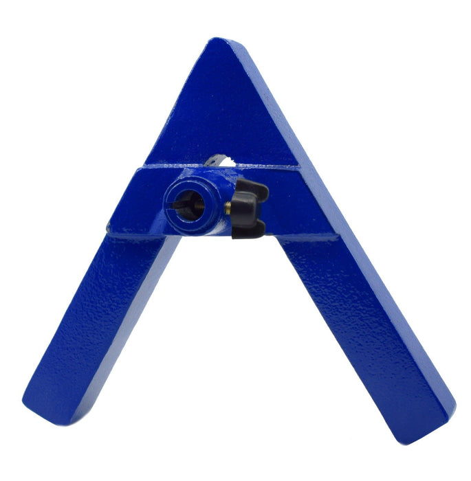 A-Frame Retort Base - 8"x8" Base -  Heavy Duty Cast Iron, Blue - Eisco Labs