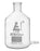 Aspirator Bottle, 250ml - with Outlet for Tubing - Borosilicate Glass - Eisco Labs