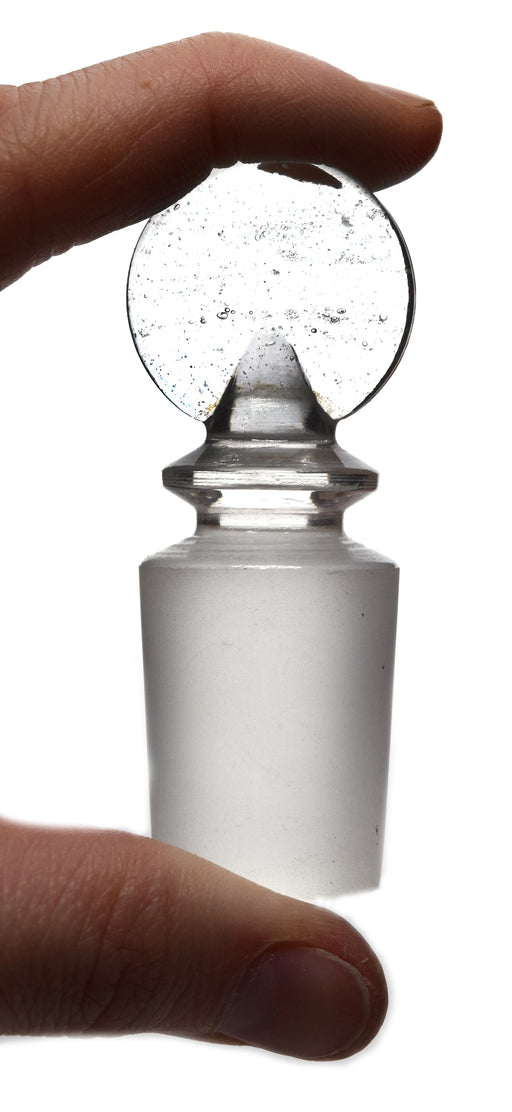Stopper, 24/29 - Penny Head, Solid Cone - Borosilicate Glass - Eisco Labs