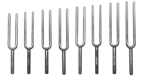 Scientific Steel Tuning Forks, Set of 8