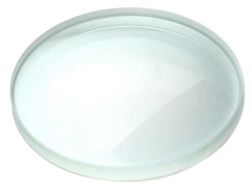 Top Spinning Base, 5" (125mm) Surface, 12mm Thick - Double Concave - Premium Optical Glass Lens, 20mm Focal Length - Optically True - Ground, Beveled Edges - Eisco Labs