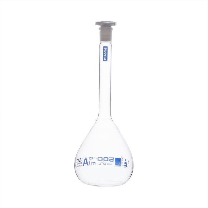 Volumetric Flask, 500ml - Class A, ASTM, ±0.20ml Tolerance