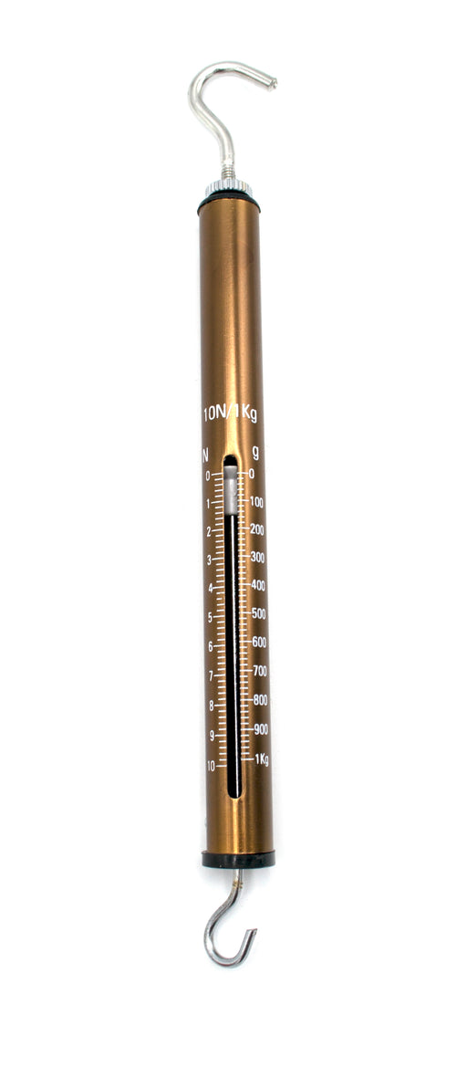 1Kg/10N Aluminum Spring Scale Dynamometer; High Resolution - Eisco Labs