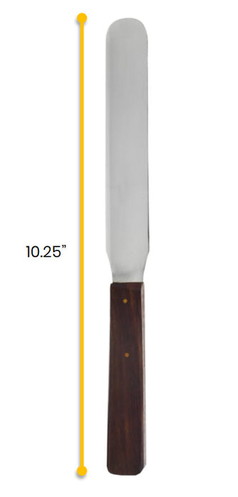 Palette Knife Spatula, 10.25" - Flexible Blade with Parallel Sides