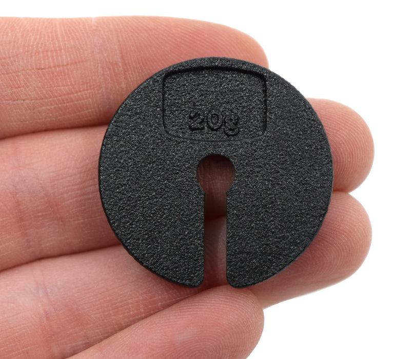 Slotted Weight, 20g - Zinc Casted - Spare or Extra Parts for Slotted Masses Sets - Eisco Labs