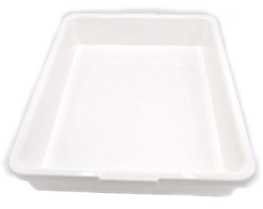 Laboratory Tray, 18.5 Inch - Chemical & Temperature-Resistant - Easy to Clean - Polypropylene - Eisco Labs
