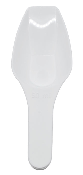 Scoop, 50ml (1.7oz) - Polypropylene - Flat Bottom, Excellent for Measuring & Weighing