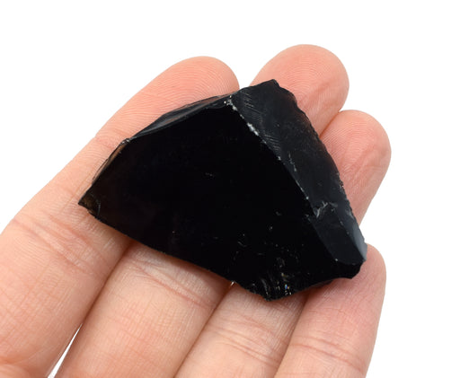 Raw Obsidian Igneous Rock Specimen, 1" - Geologist Selected Samples - Eisco Labs