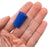 Neoprene Stoppers, 1 Hole - Blue - Size: 13mm Bottom, 16mm Top, 24mm Length - Pack of 10