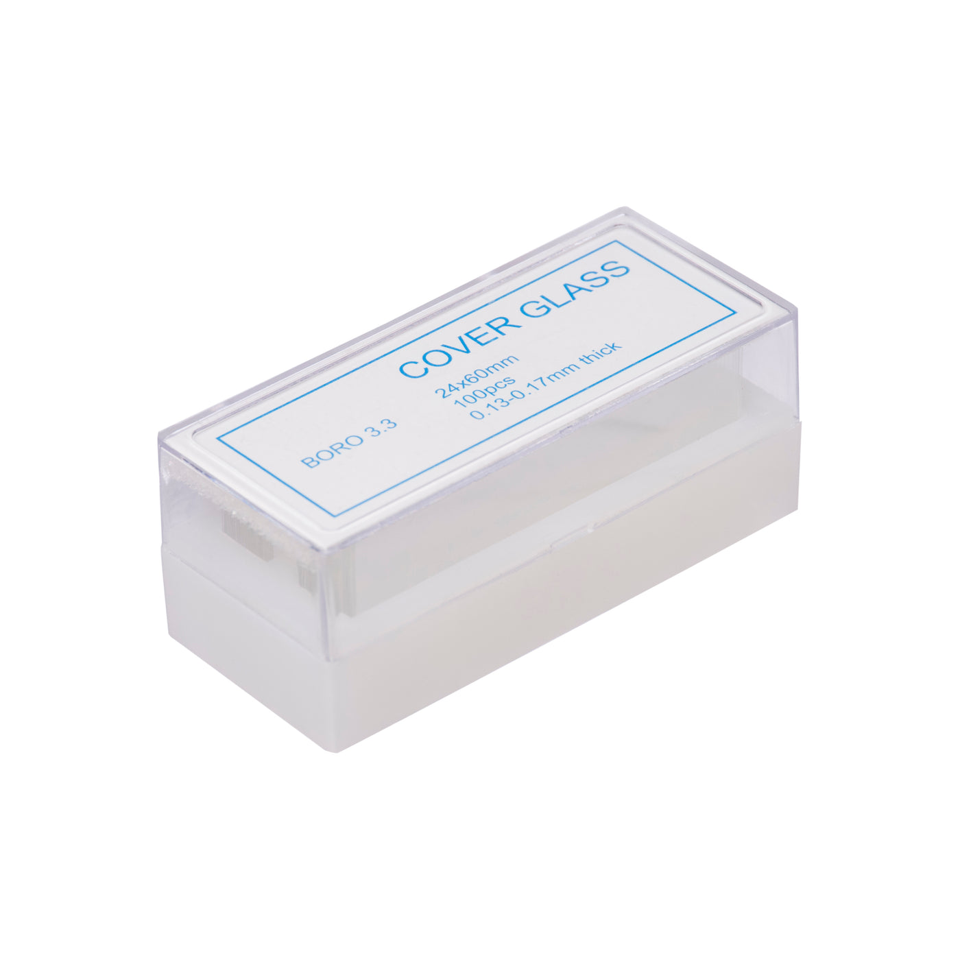 100pcs Premium Glass Coverslips, Rectangular 24x60mm - Thickness 0.13 ...