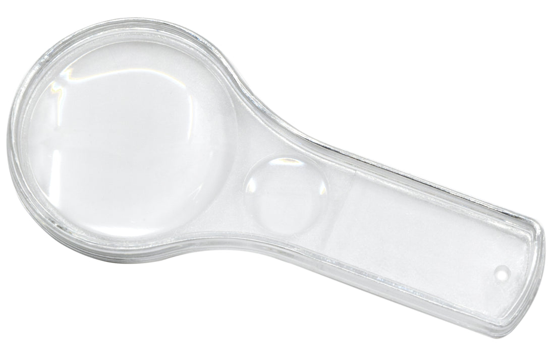 Bi-Focal Magnifiers (5 Pack) - 5x & 3x Magnification Lenses - 4.25" - Perfect for Students and Classroom Use - Eisco Labs