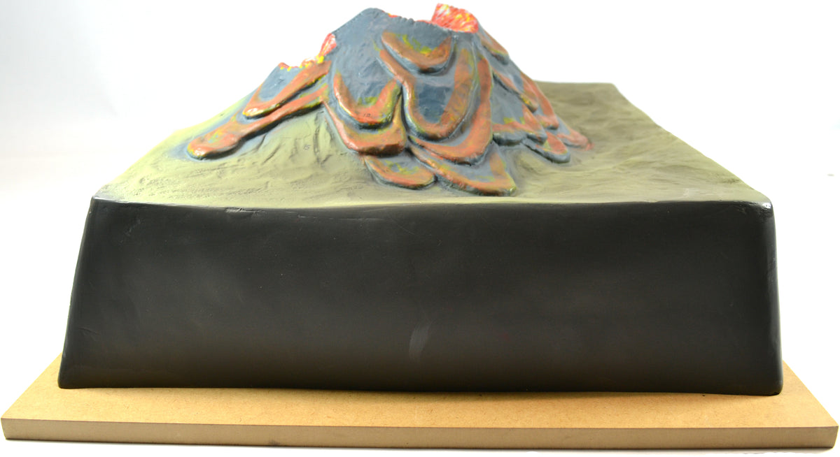 Active Volcano Model, 17 Inch - with Cut Away View - Table Top