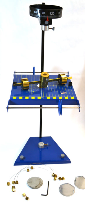Statistic & Dynamic Torsion Study Apparatus - For Studying Simple Harmonic Motion of Torsional Pendulum - Eisco Labs