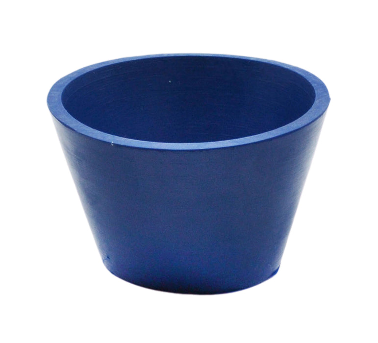 Filter Adapter Tapered Cone, Size 6 - Designed for use with Buchner Funnels - 68mm Top, 47mm Bottom,  41mm Height, 4mm Thickness - Neoprene Rubber - Eisco Labs