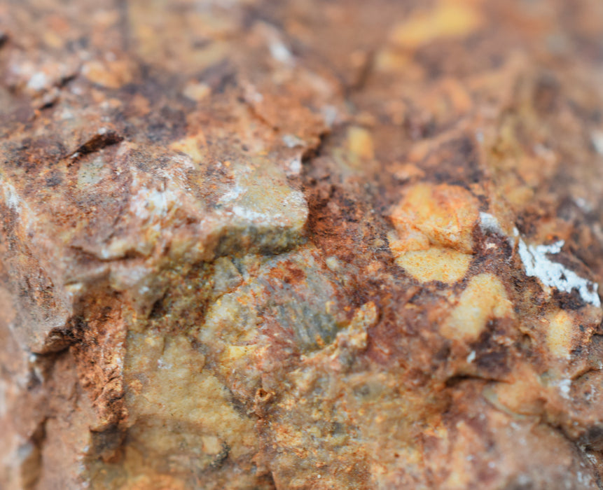 Raw Breccia, Sedimentary Rock Specimen - Hand Sample - Approx. 3"