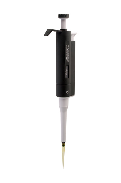Fixed Volume Micropipette, 200μl - Mechanical Tip Ejector - Eisco Labs