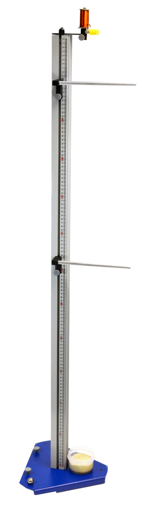 Free Fall Apparatus, Advanced 'G' Kit - Ideal for Studying Acceleration by Gravity - Aluminum Extrusion Column with Scale, Electromagnet, Rods and Clamps - Eisco Labs