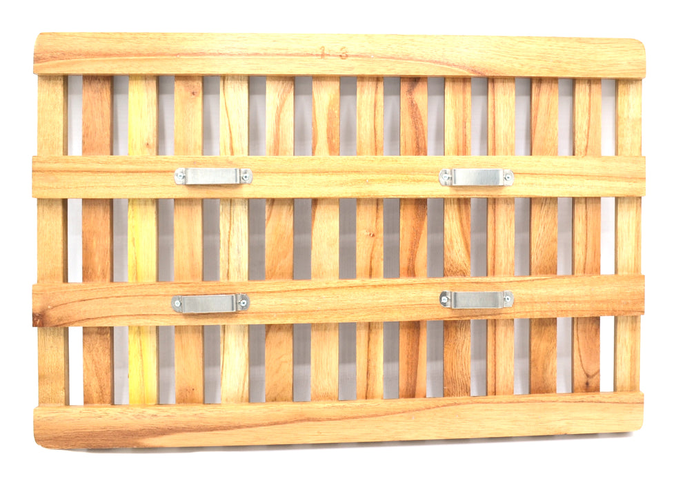 Wooden Herbarium Press Frame: 12 x 18 inches with 2 Buckle Straps - Eisco Labs