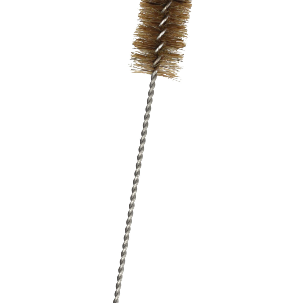 Bristle Cleaning Brush, 9.25 - Fan Shaped End - 0.5 Diameter