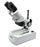 Stereoscopic Microscope - Binocular Head Inclined at 45 Degrees, Fitted with Adjustable Pillar, Cover Included - Eisco Labs