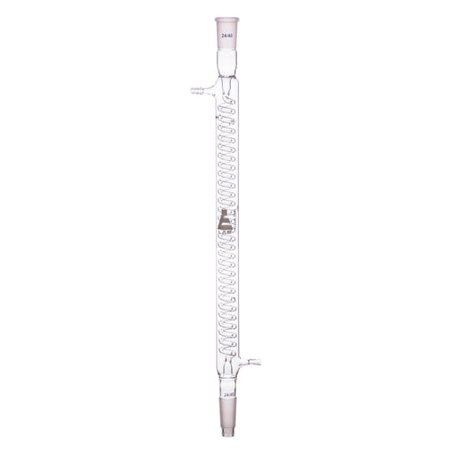 Graham Condenser - 24/40 Joint - Glass Connector - Length, 500mm - Borosilicate Glass
