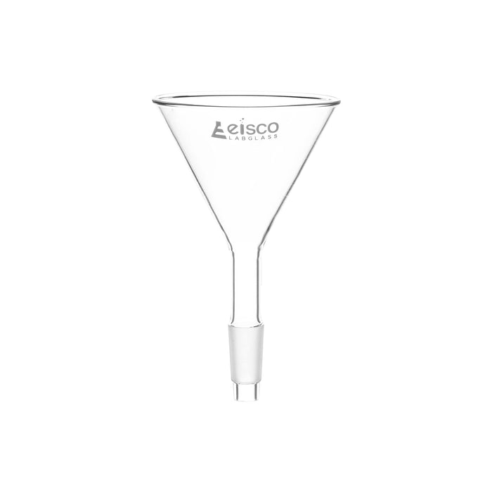 Jointed Powder Funnel, 55mm- 14/23 Joint Size - Borosilicate Glass - Eisco Labs
