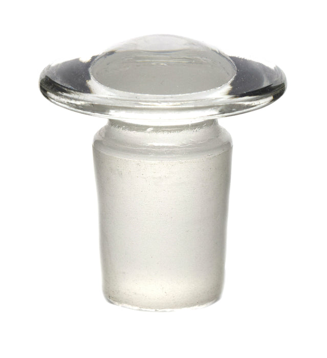Stopper, 24/29 - Flat Head, Solid Cone - Borosilicate Glass - Eisco Labs