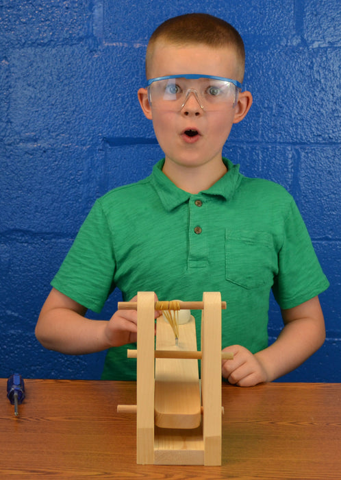 Build Your Own Catapult Kit - STEM Learning - Garage Physics by Eisco