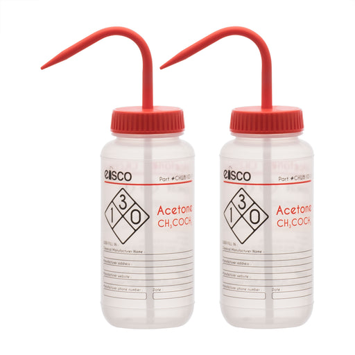 EISCO 2000mL Aspirator Bottle With GL45 Thread - Borosilicate Glass Lab Bottle With Side Outlet
