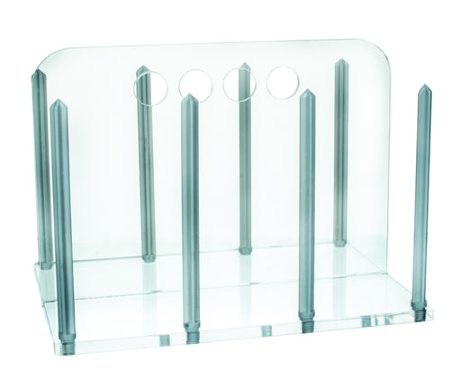 Petri Dish Rack for 60mm Hold up to 60 Dishes - Clear Acrylic