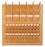 Wooden Draining Rack, Mountable - Accommodates 90 Pieces of Labware - Eisco Labs