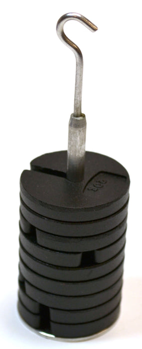 Eisco Labs Set of 9 20g Weights on Hanger - For Physics Experiments