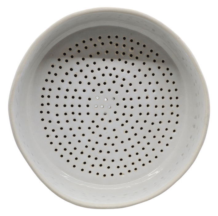 Buchner Funnel, 20cm - Porcelain - Straight Sides, Perforated Plate