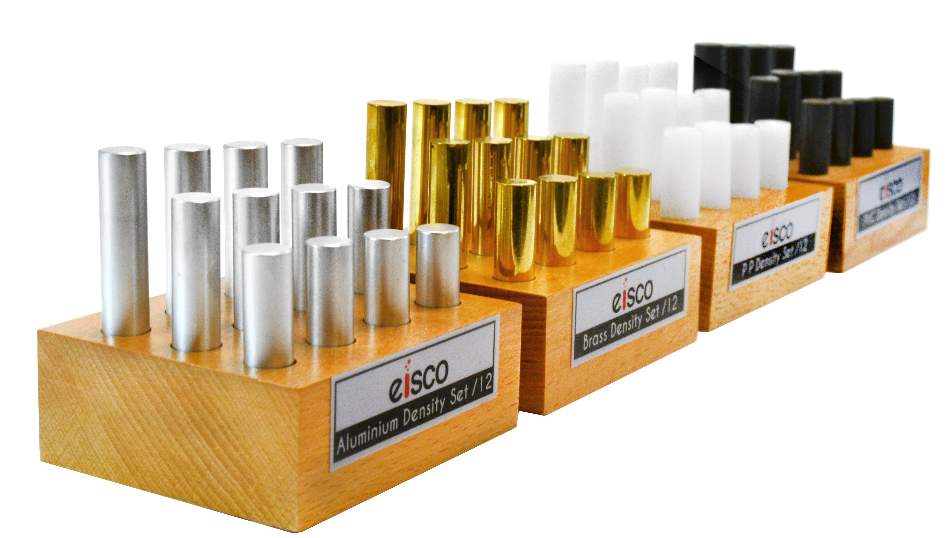 48pc Density Cylinder Super Set - Includes Brass, Aluminum, PVC & Poly ...