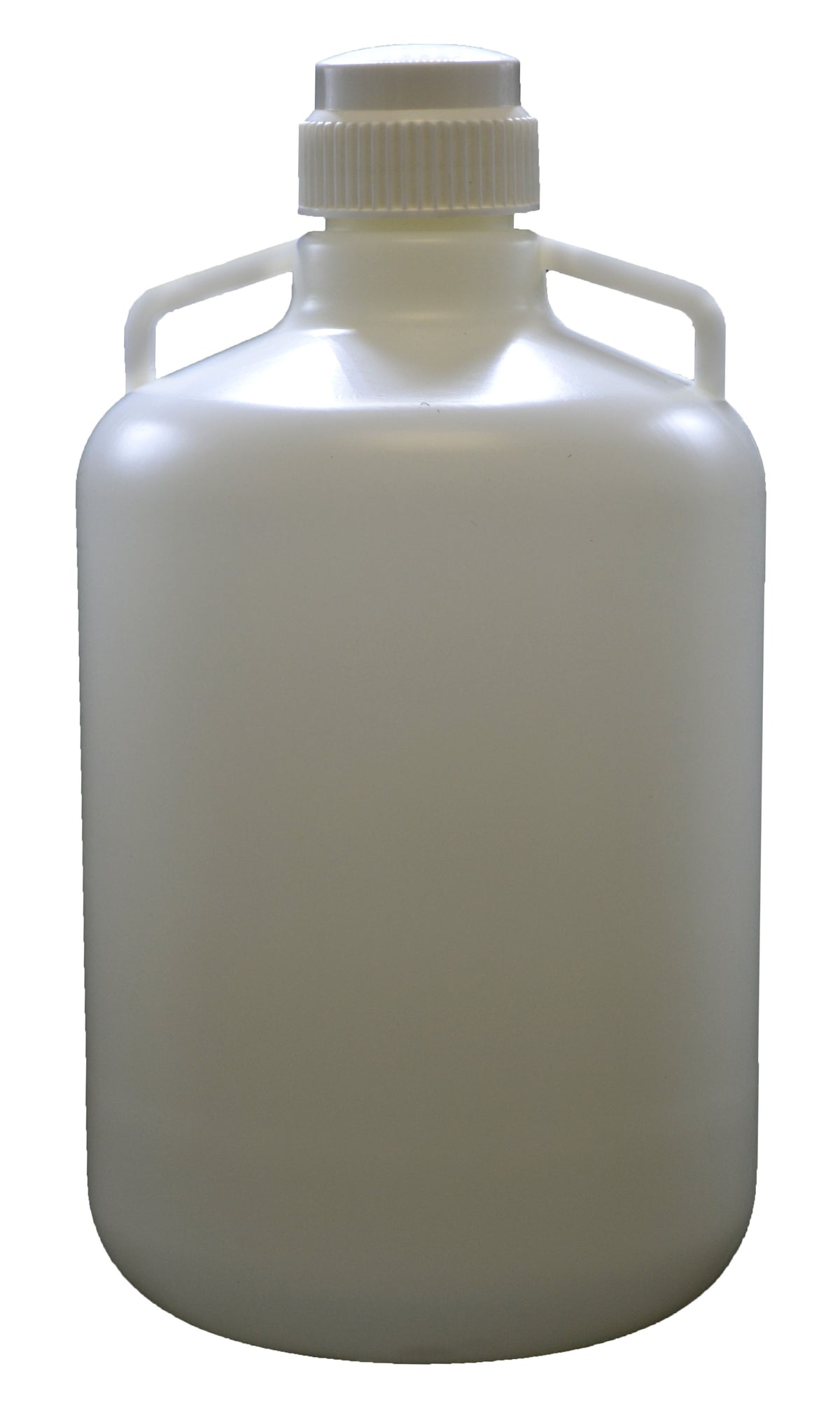 20 Liter (5.25 Gallon) Carboy Jug with Gasket Cap, White Premium