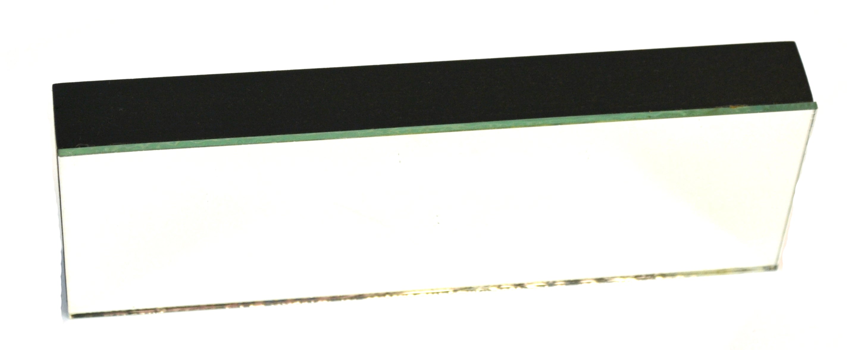 Mounted Plane Mirror, Glass 6x2x0.75" Eisco Labs