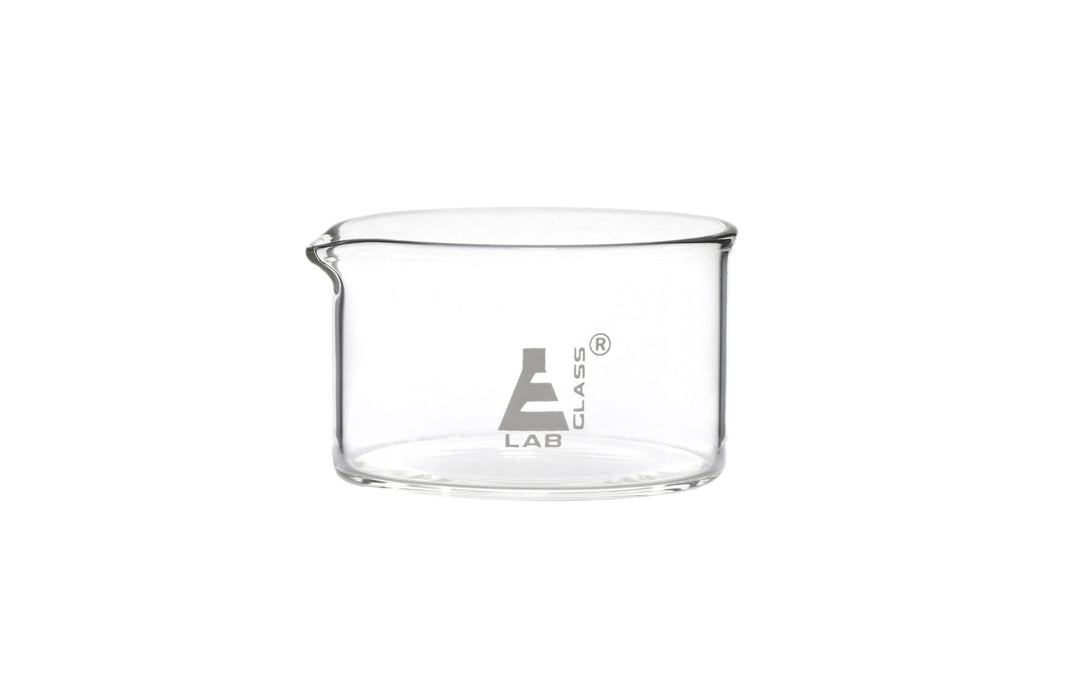 Crystallizing Dish, 20ml - Flat Bottom - Borosilicate Glass - Eisco Labs