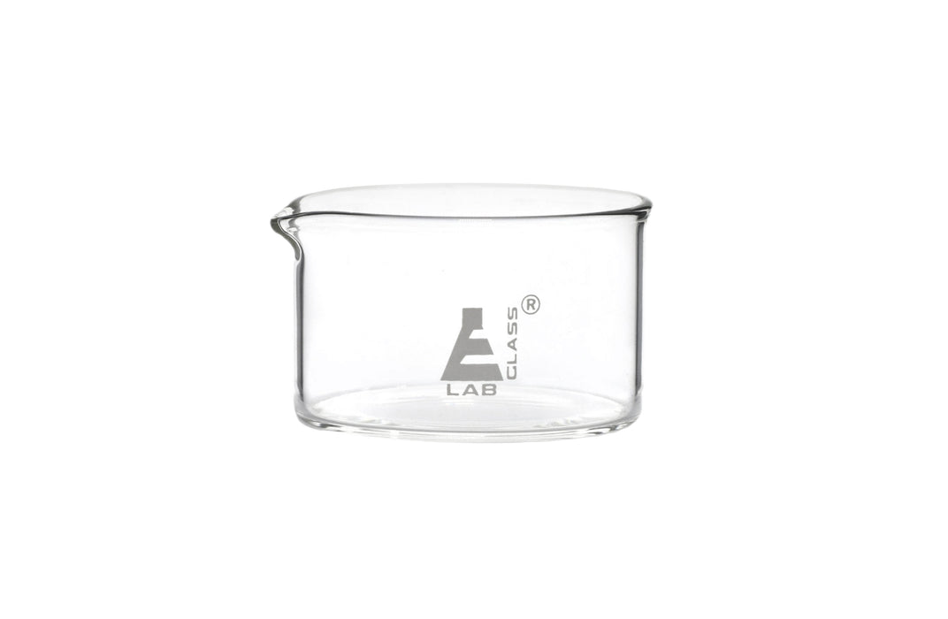 Crystallizing Dish, 20ml - Flat Bottom - Borosilicate Glass - Eisco Labs