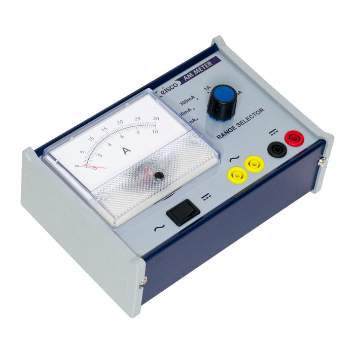 Ammeter, AC/DC - Analog, Moving Coil - Multi Range 0-5A — Eisco Labs