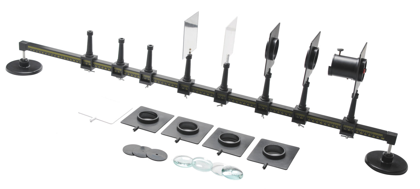 Enhanced Optical Bench Set - Includes Lamp Housing — Eisco Labs